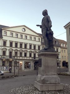 Denkmal am Wielandplatz in Weimar